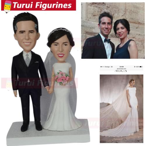 Cute Mini Figurines wedding cake toppers silhouette wedding cake toppers figurines photo to cake topper personalized suppliers