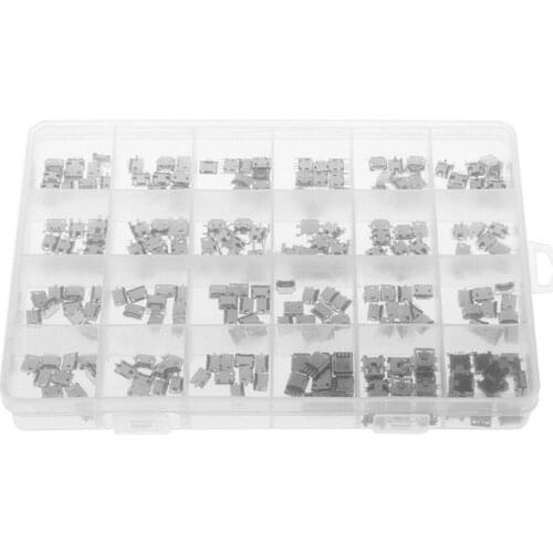 Multi-specification Micro USB Connector Pin Charge Female SMT Socket Jack Set USB Connector Tool Parts