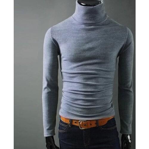 MRMT 2021 brand new mens knitted turtleneck turtleneck shirt long-sleeved autumn and winter sweater sweater
