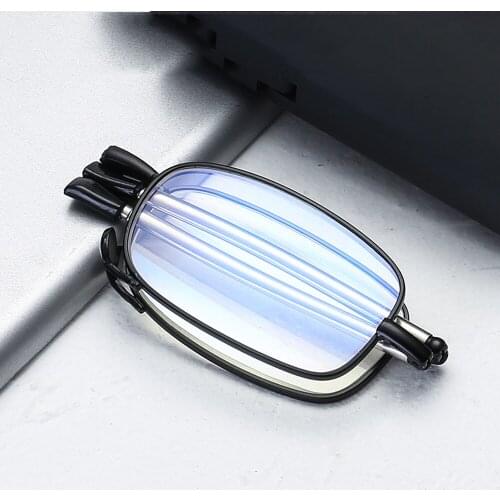 Ultralight Full-rim Foldable Portable Alloy Anti Blu Anti Fatigue Classic Fashion Women Men Reading Glasses +1 +1.5 +2 +2.5 to+4