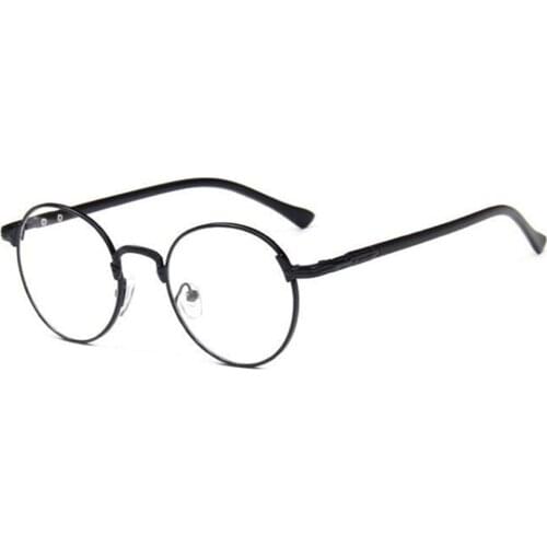 Vintage Myopia NEARSIGHTED Distance Black Eyeglass Frame Minus Metal Man Women GLASSES -0.50 -0.75 -1.0 -1.25 -1.50 -1.75 -2.00
