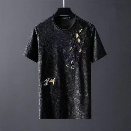 QILINXUAN Short Sleeve T-shirts For Men