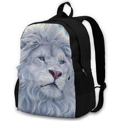 White Lion Adult backpacks, leisure bags, backpacks, storage bags, men women backpacks