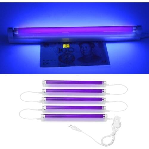 UVA BLB Black T5 Tube Bulb Ultraviolet lamp UV 365nm light Blue CFL Violet Lamps For Detect/Insect Trap/Grow lights/Stage Decor