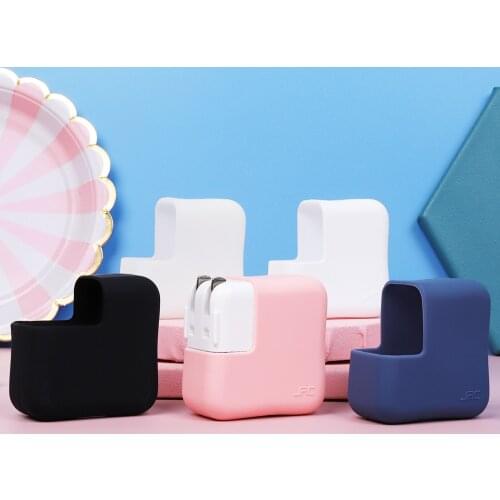 Ultra Thin Soft Silicone Charger Protector Sleeve Cover for MacBook Air Pro Retina 11 12 13 15 16 inch 2020 A2338 A2337 A2179