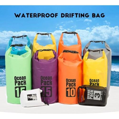 Waterproof Dry Storage Bag 5L To 30L Camo Diving Foldable Beach Swimming Pool Lake River PVC Seamless Sealing Backpack Hiking
