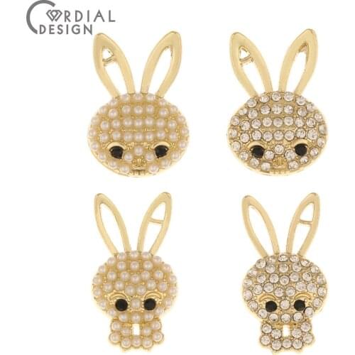 Cordial Design 50Pcs Jewelry Accessories/Earrings Pendants/Animal Shape/Imitation Pearl/Jewelry Findings & Components