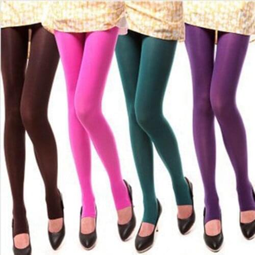 Women Step Foot Sexy Tights 120D Velvet Medias Spring Autumn Warm Seamless Pantyhose Elastic Hosiery Slim Collant Femme