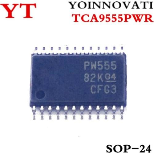 10pcs/lot TCA9555PWR TCA9555 PW555 I/O EXPANDER I2C 16B TSSOP-24 Best quality