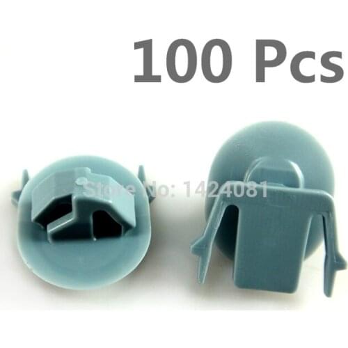100x Light Blue Nylon Rocker Panel Moulding Clip For for Murano 2003 on Stem Length: 9mm