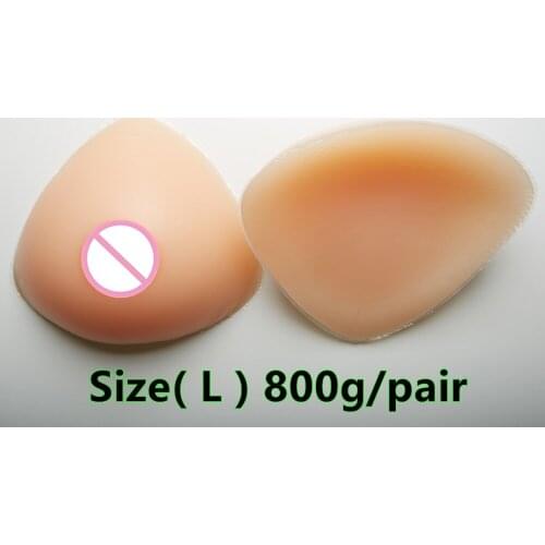 800g/pair C Cup Silicone Breast For Mastectomy Crossdresser Drag Queen Shemale Transgender