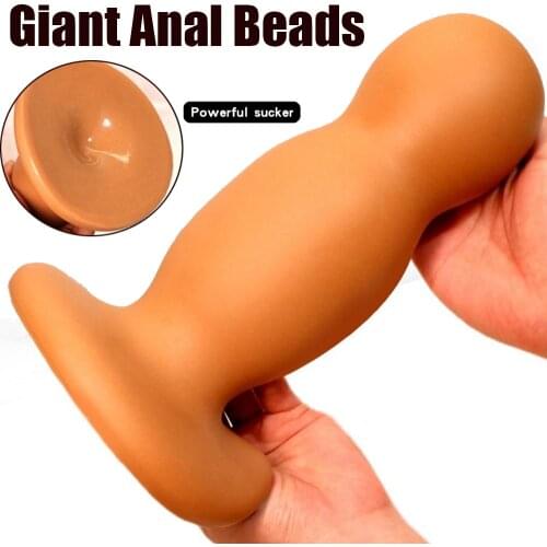 Bdsm Giant Crude Beads Anal Plug Big Dildo Butt Plug Male Prostate Massager Anus Expansion Vaginal Stimulator Sex Toys For Woman