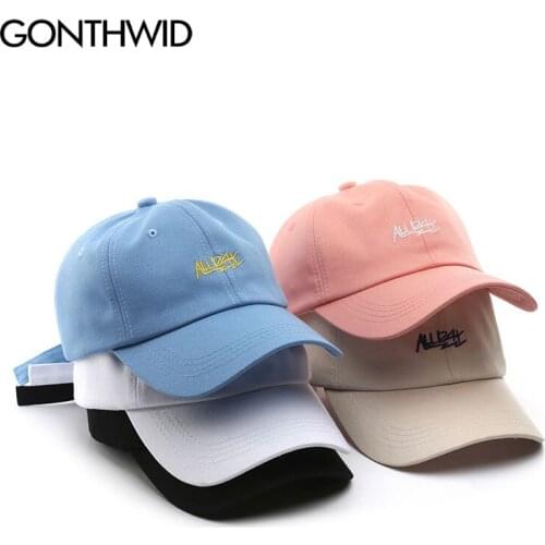 GONTHWID Baseball Caps Embroidery Letters Adjustable Hats Harajuku Fashion Streetwear Sun Visor Hip Hop Gorras Snapback Cap
