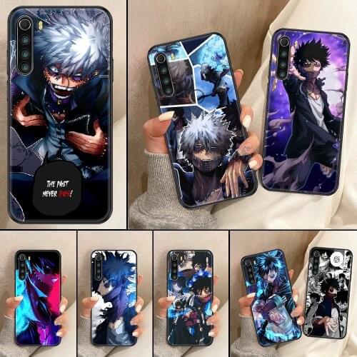 Dabi My Hero Academia Anime Phone Case For Xiaomi Redmi Note 7 8 9 10 7A 8T 9A 9T 9S 10S Pro black luxury funda art shell 3D