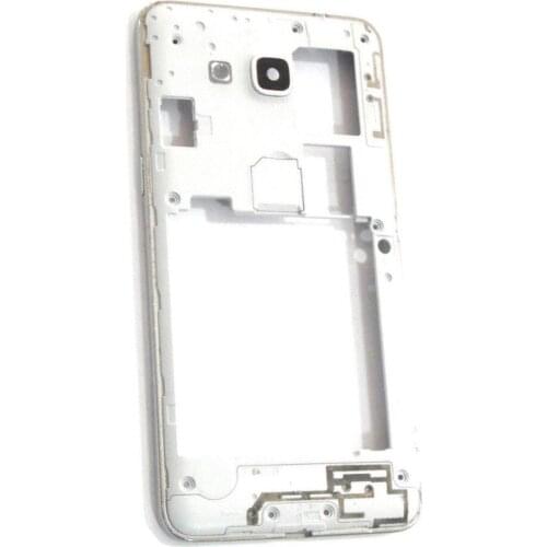 For Samsung Galaxy Grand Prime G530H G530F G530FZ Silver/Black Color Single SIM Card/Rear SIM Card Rear Back Frame Middle Cover