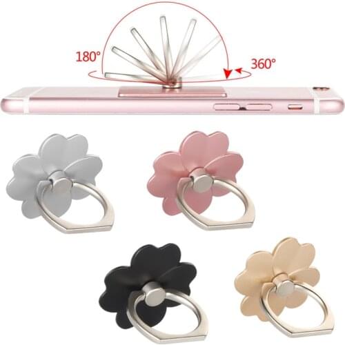 Flower Mobile Phone Holder Stand Rotatable Smartphone Finger Grip Ring Buckle For iPhone Samsung Xiaomi Cellphone Holder Support