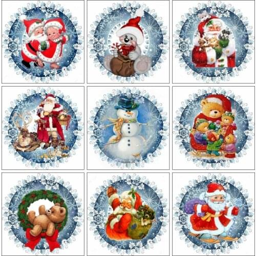 HUACAN 5D Diamond Painting Full Square New Arrival Christmas Diamond Embroidery Mosaic Santa Claus Rhinestones Pictures Art