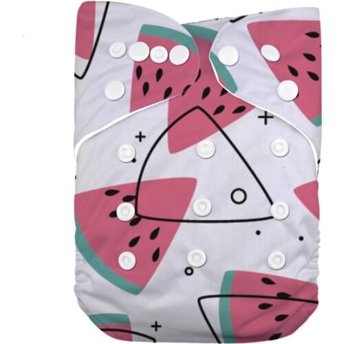 LilBit Baby New Printed Design Reusable Washable Cloth Diaper Nappy