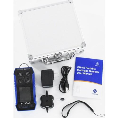 Multi Gas Monitor Detector Analyzer 4 in 1 Carbon monoxide Hydrogen sulfide Oxygen Combustible Flammable gas BH-4S