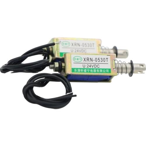 Small Push-pull Through Frame DC Solenoid XRN-0530T Voltage Can Be Customized