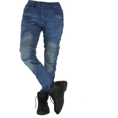 New 4 P protective gear PK 718 womens European and American casual personality motorcycle pants motorcycle racing riding belt