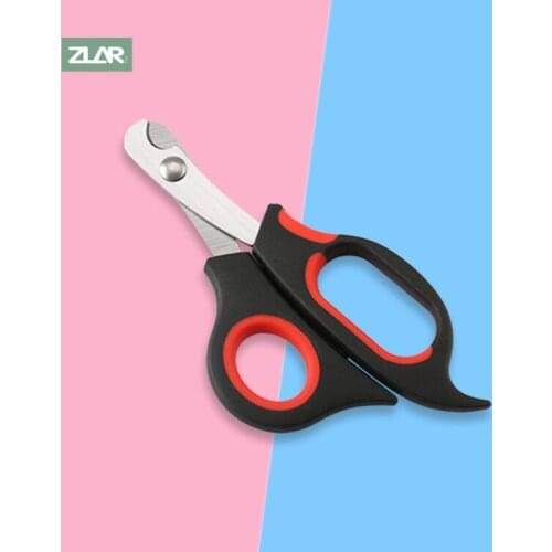 ZLAR Stainless Steel Cat Nail Clippers Scissors For Dogs Cats Pet Accessories Safe Harmless Sharp Pet Scissors Nail Scissor