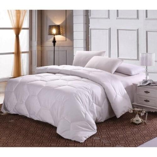 Top Quality Goose Down Quilt Doona Comforter Blanket Universal throughout the USA King Size 350GSM---110inchX98inch 280cmX249cm