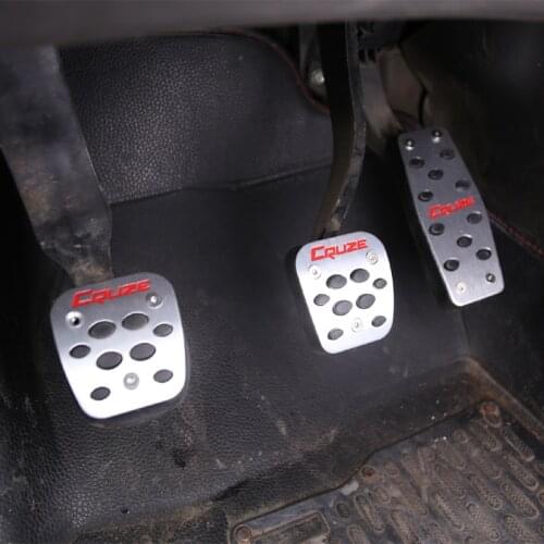 AT And MT Car Aluminum Gas Pedal Foot Pedals for Chevrolet Cruze Trax for Opel Insignia Sedan Sport Tourer 2009 - 2016