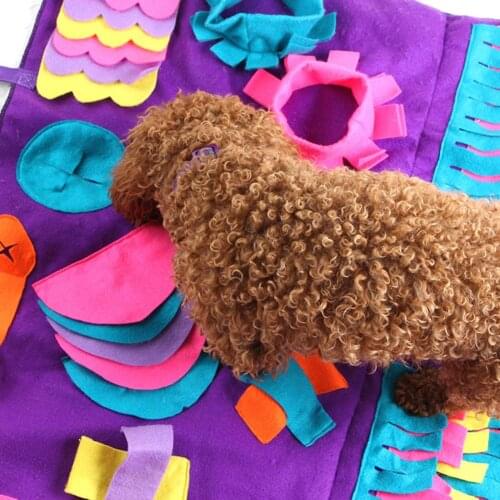 Pet Dogs Detachable Sniffing Pad Feeding Training Carpet Foraging Mat Cushion Litter Mat Toy Training Cats Scratch Guards Board