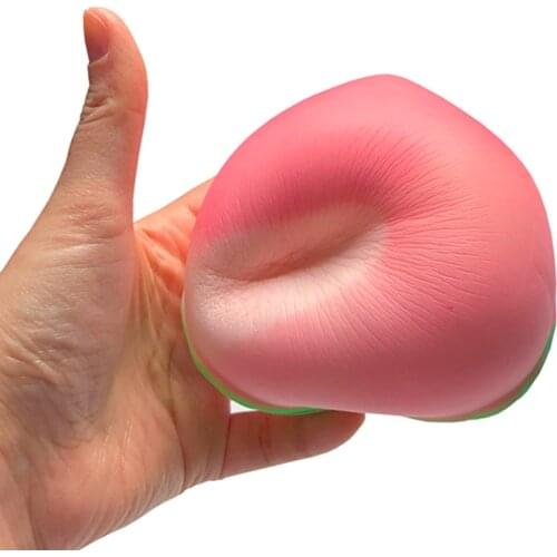 Thermal Heat Induction Temperature Color Change Toy Elastic Squishies Honey Peach Slow Rising Scented Reliever Stress Toy