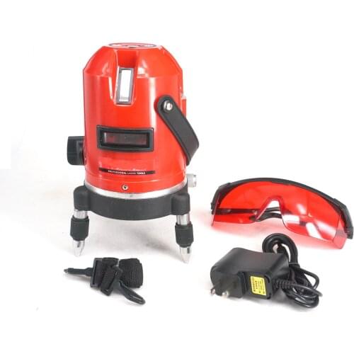 Precision 5 Lines 6 Points Automatic Self Leveling Laser Measurement Cross Laser Line Leveling With Outdoor Model