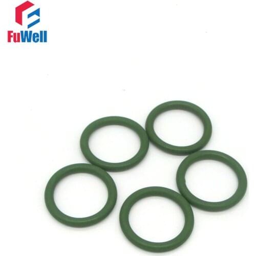 10pcs Green Fluorine Rubber O Ring Seals 2.4mm Thickness 48/50/52/54/55/58/60/62/65/68mm OD FKM O Rings Hole Sealing Gasket