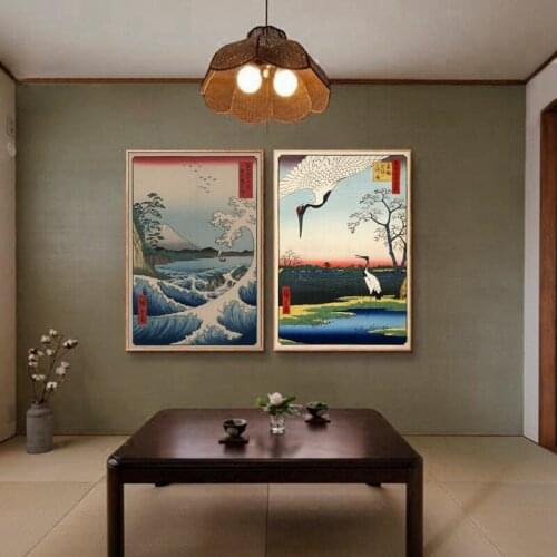 Japanese Traditional Landscape Poster Canvas Art Print Japanese Style Canvas Painting Wall Art Pictures Home And Room Decor