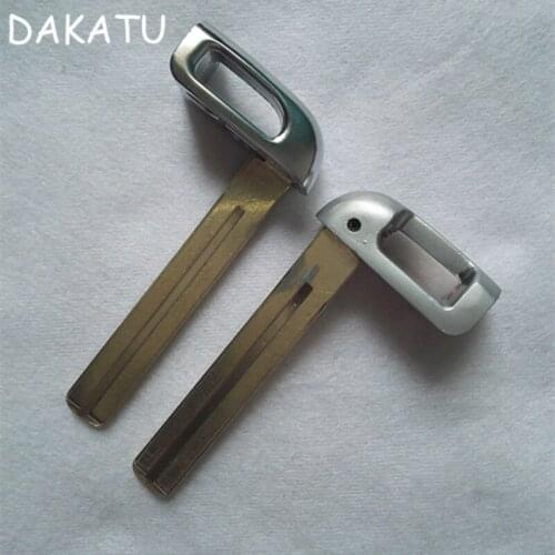DAKATU Replacement Emergency Spare Key Blade Shell For Hyundai Sonata 8 IX35 For Kia k2 k5 Smart Key Blade