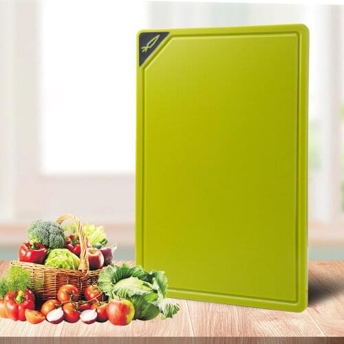 Sunnecko Green Cutting Board Antibacterial and Mildew Proof Kitchen Non-slip Meat Vegetable Chopping Board Easy Clean