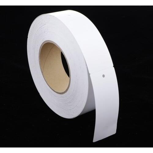 500x Merchandise Blank Price Tags Clothes Trousers Display Notes Labels White
