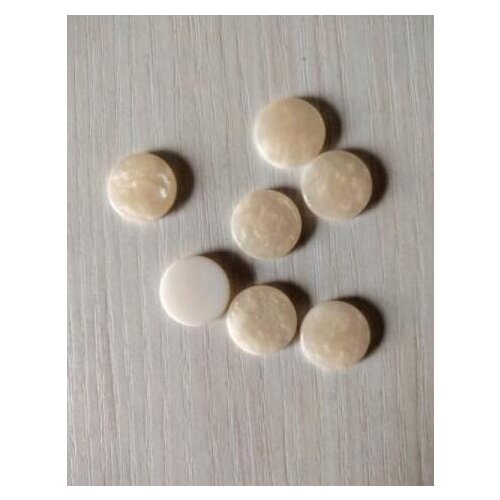 6pcs Trumpet Valve Finger Keys Buttons Inlays White Shell Trumpet Parts Accessories