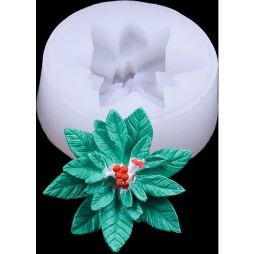 DIY Flower Silicone Mold Diffuser Plaster Car Ornaments Air Outlet Scented Candle Creative DIY Cake Decoration Molds