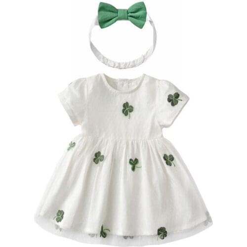 Kids dresses for girls princess short-sleeved dress girls christmas dress