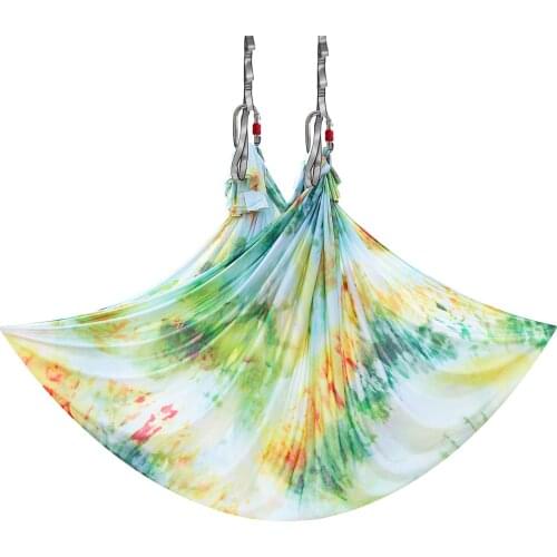 PRIOR FITNESS Aerial Yoga Hammock Fitness High Quality 9.2Meters/10Yards 100% Nylon Yoga Fabric By Dance Yoga exercise