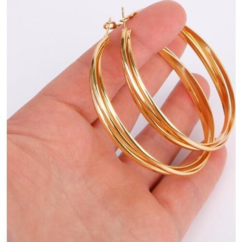 Hgflyxu Women's Gold Earrings