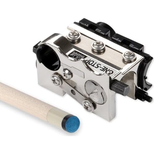 ONE STOP Billiard Tip Tool Pool Tip Repair Shaper Tip Multifunctional in 1 for 9.3-14mm Pool Cue Tip Billiard Accessories