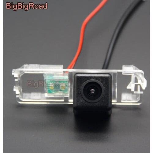 BigBigRoad Car Rear View Parking Backup CCD Camera For Volkswagen Passat B6 B7 CC Polo VI Hatchback Golf Magotan Beetle Phaeton
