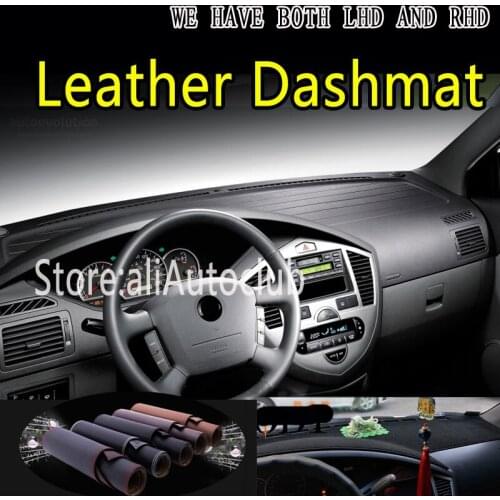 For Kia Carens II RS G1 1999 - 2006 Leather Dashmat Dashboard Cover Dash Mat Sunshade Carpet custom Car Styling auto accessories
