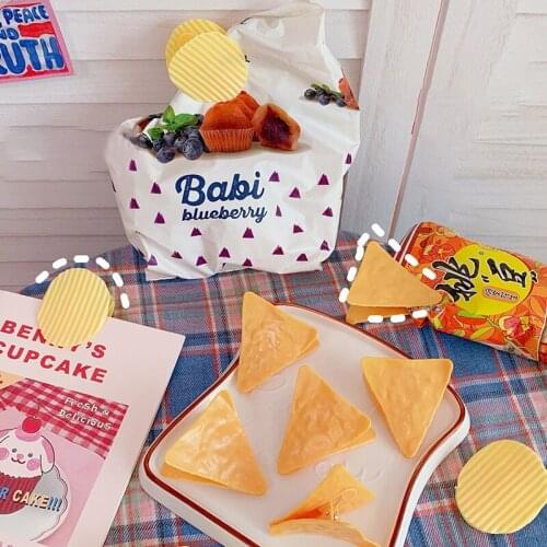 Creative Potato Chip Design Clips Food Snacks Bag Sealing Clip Cute Clamps Book Note Storage Clip Organizer Kitchen Storage Tool