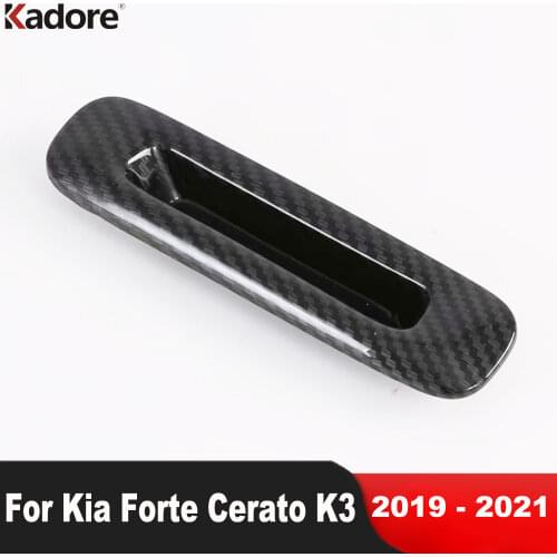 For Kia Forte Cerato K3 2019 2020 Sunroof Skylight Door Handle Bowl Cover Trim ABS Carbon fiber Car Styling Auto Accessories