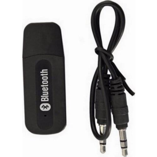 New Bluetooth Audio Receiver Adapter Wireless Music A2DP Dongle with 3.5mm jack AUX transmitter USB charging