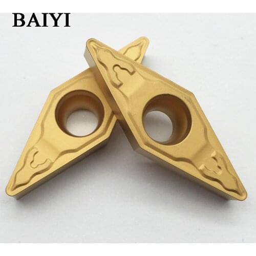 10pcs VCMT160408-GP GP1225 high quality carbide CNC insert VCMT160408 Turning tools blade Plates