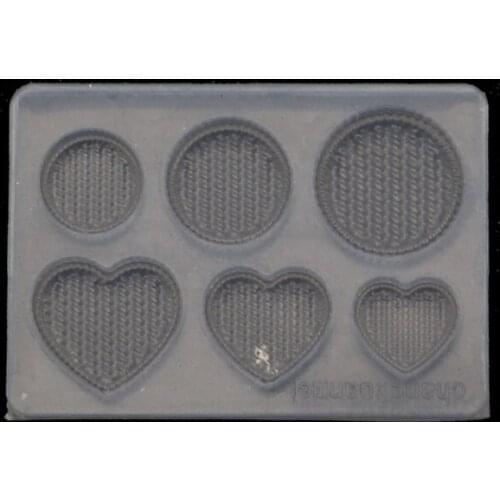 Ear Pendant Crystal Epoxy Resin Mold Mini Earrings Necklace Round Love Heart Silicone Mould DIY Crafts Jewelry Casting