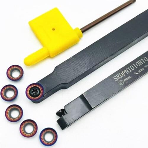 SRDPN1010H10 SRDPN1212H10 SRDPN1616H10 turning tool holder boring bar CNC external tool holder RPMT10T3MO RPMW R5 turning insert